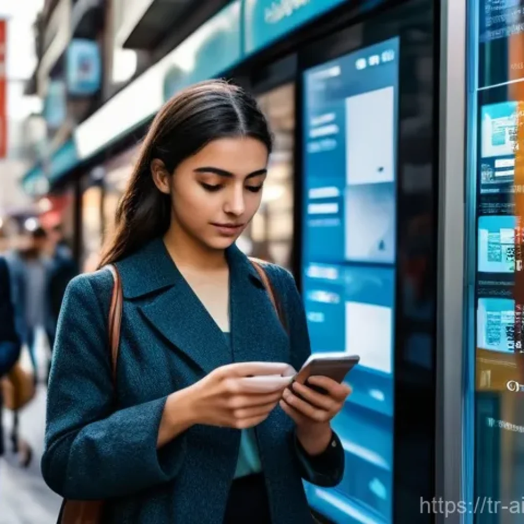 AI 윤리와 AI 법률 자문 - **Prompt:** A bustling, modern street scene in Istanbul, Turkey, with diverse people going about the...