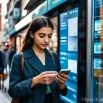 AI 윤리와 AI 법률 자문 - **Prompt:** A bustling, modern street scene in Istanbul, Turkey, with diverse people going about the...