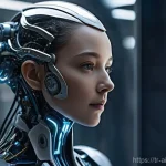 AI 윤리와 AI 윤리적 AI 연구 결과 - **Prompt 1: The Conscience of the Machine**
"A highly advanced, humanoid AI with an elegant, alm...